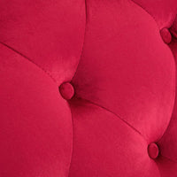 Thumbnail for Chaiselongue Rot Samt