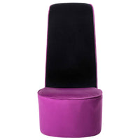 Thumbnail for Stuhl in Stöckelschuh-Form Lila Samt