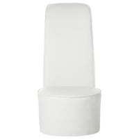 Thumbnail for Stuhl in Stöckelschuh-Form Weiß Kunstleder