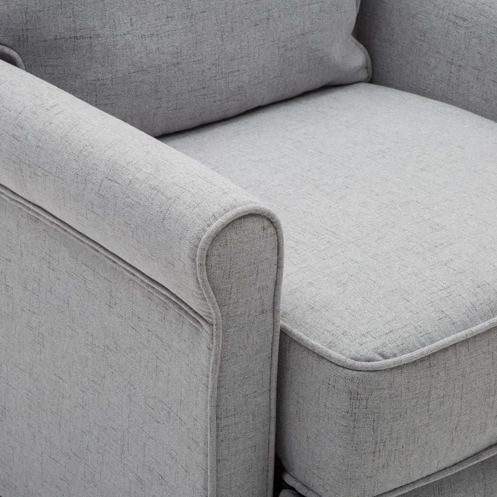 TV-Relaxsessel Hellgrau Stoff