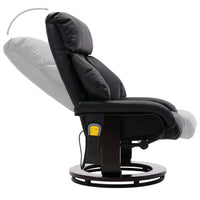 Thumbnail for TV-Massagesessel Schwarz Kunstleder