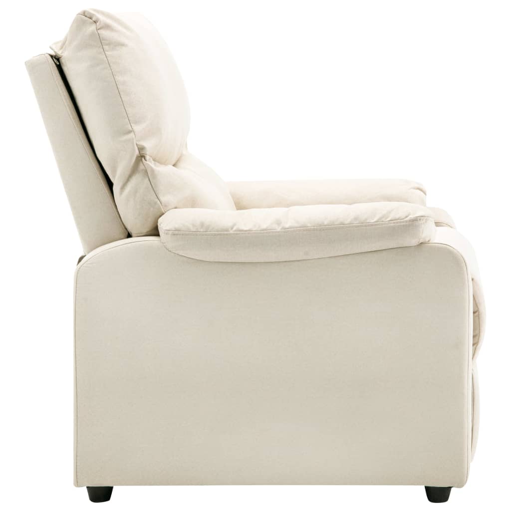 TV-Relaxsessel Creme Stoff