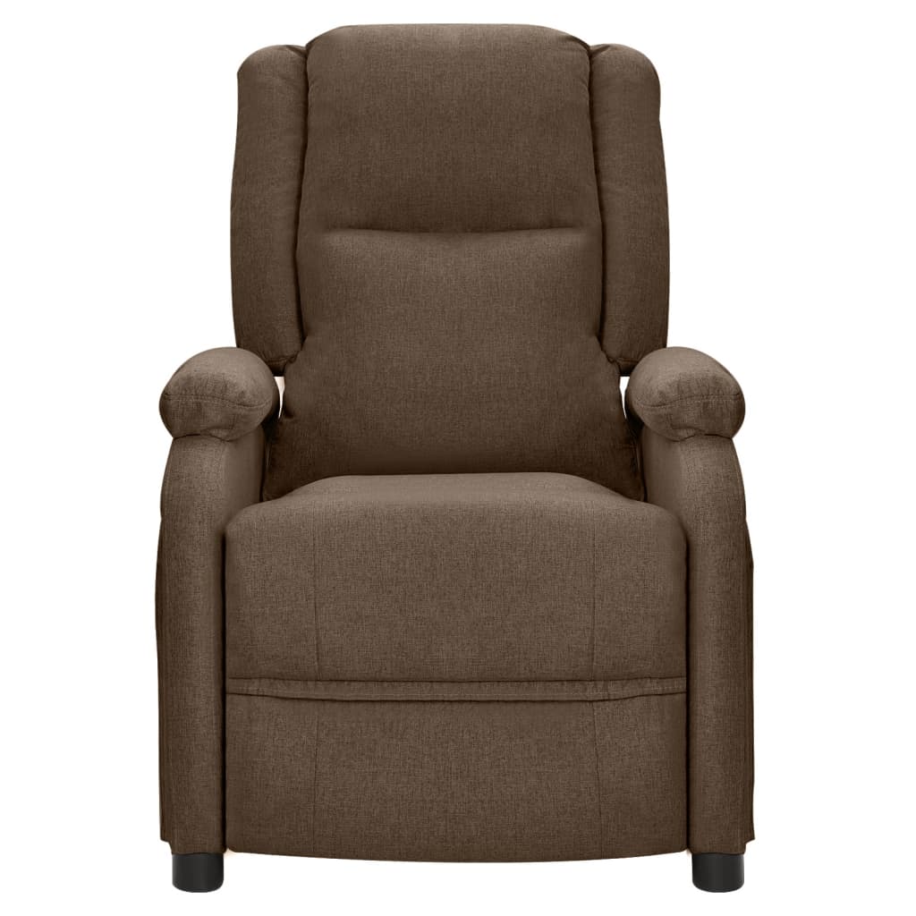 Massagesessel Braun Stoff