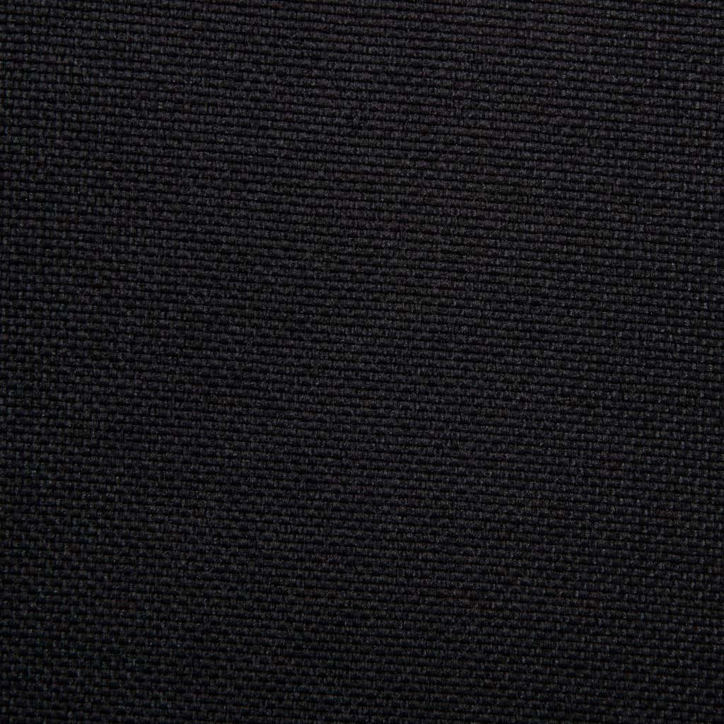 Esszimmerstühle Drehbar 2 Stk. Schwarz Stoff