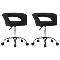 Thumbnail for Esszimmerstühle 2 Stk. Schwarz Kunstleder