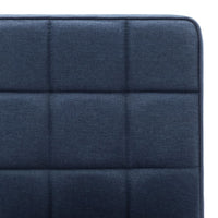 Thumbnail for Esszimmerstühle 2 Stk. Blau Stoff