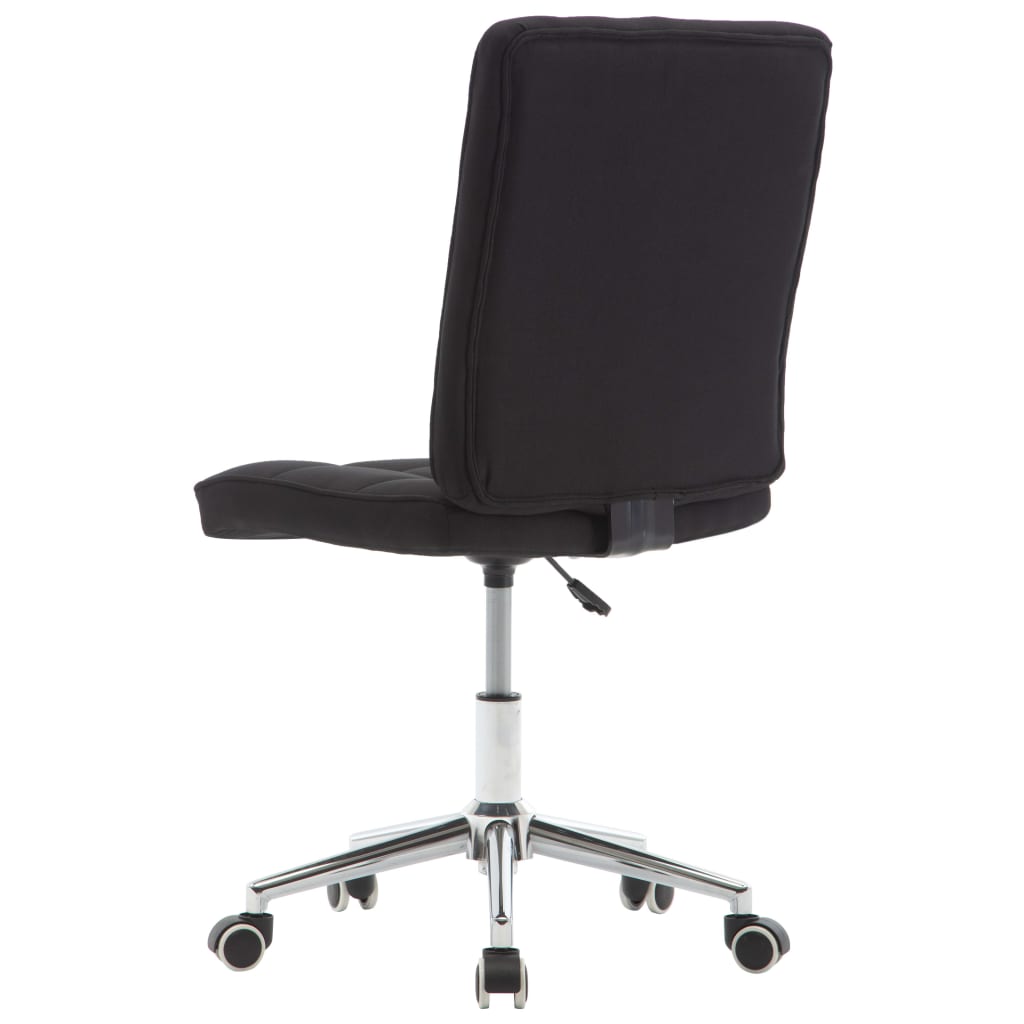 Esszimmerstühle 2 Stk. Schwarz Stoff