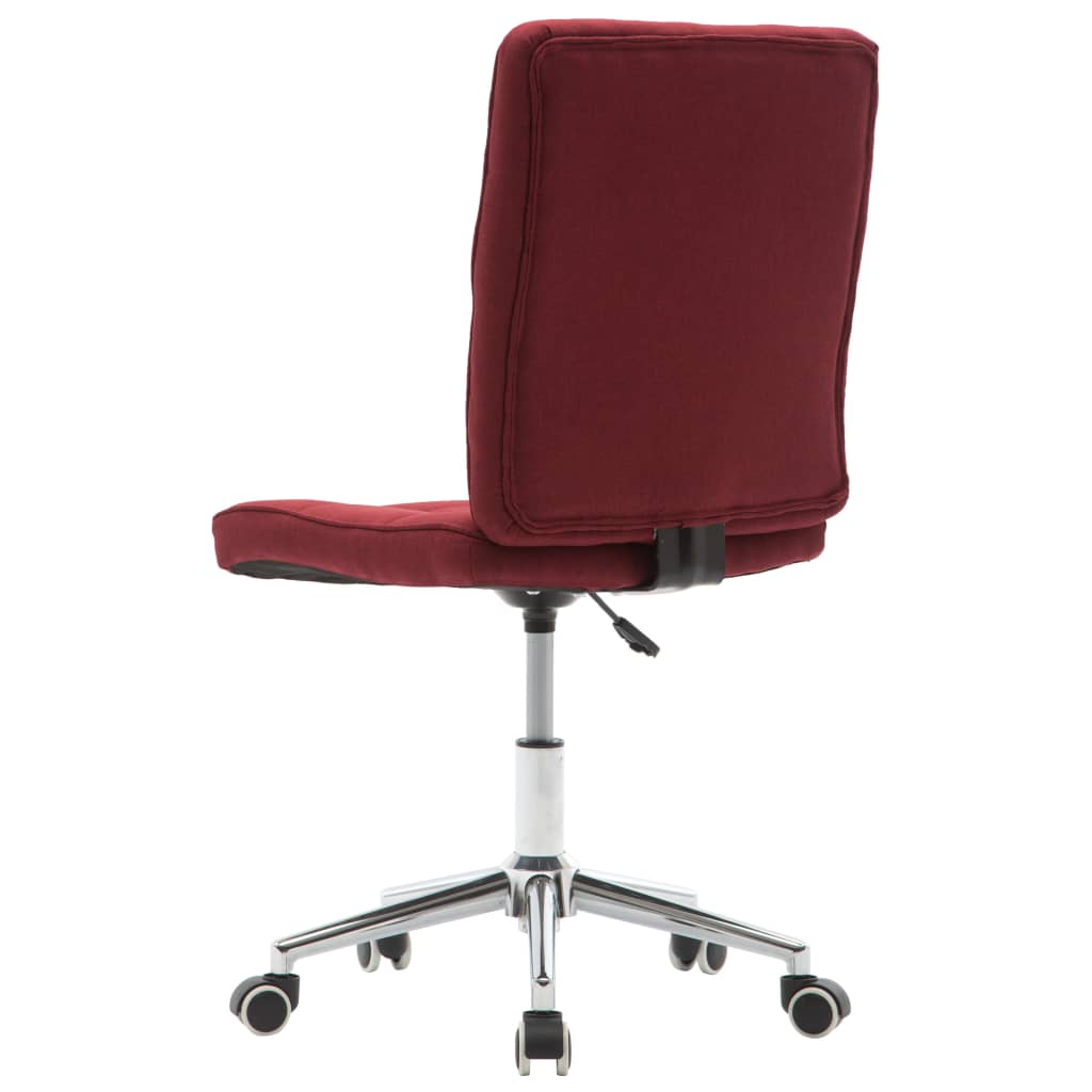 Esszimmerstühle 2 Stk. Weinrot Stoff