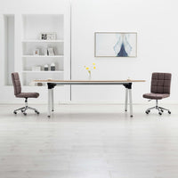 Thumbnail for Esszimmerstühle 2 Stk. Taupe Stoff