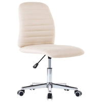 Thumbnail for Esszimmerstühle 2 Stk. Creme Stoff