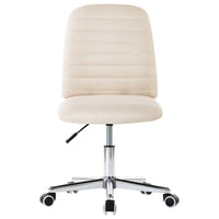 Thumbnail for Esszimmerstühle 2 Stk. Creme Stoff