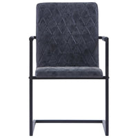 Thumbnail for Freischwinger 2 Stk. Schwarz Kunstleder