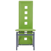 Thumbnail for Esszimmerstühle 2 Stk. Grün Kunstleder