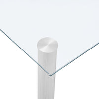 Thumbnail for Esstisch Transparent 120 x 60 x 75 cm Hartglas