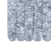 Thumbnail for Insektenschutz-Vorhang Weiß und Grau 56x185 cm Chenille