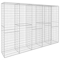 Thumbnail for Gabionenwand mit Abdeckung Verzinkter Stahl 300 x 50 x 200 cm