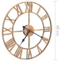 Thumbnail for Wanduhr Metall 40 cm Golden