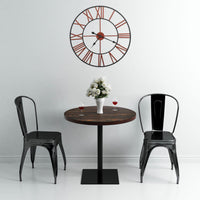 Thumbnail for Wanduhr Metall 58 cm Rot