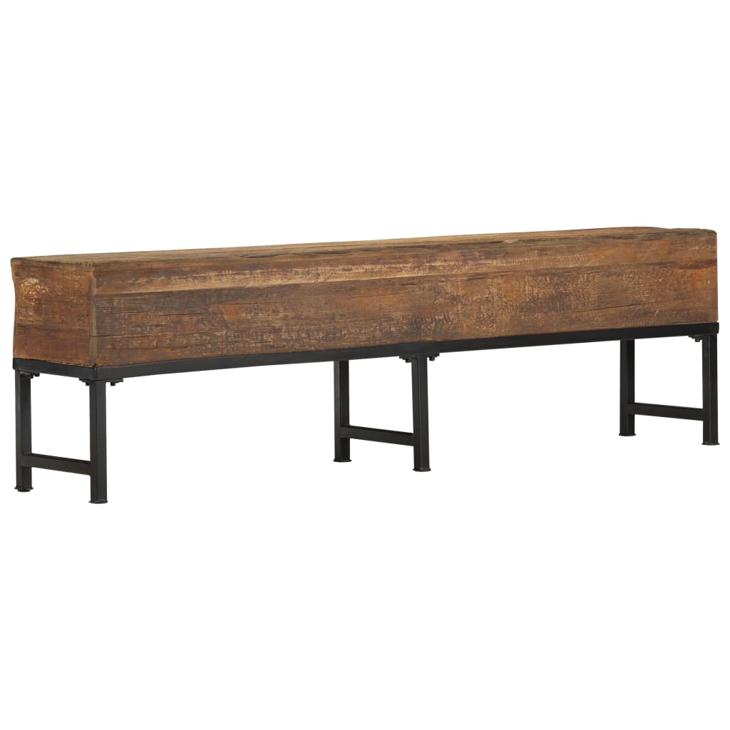 Sitzbank 160 cm Recyceltes Massivholz