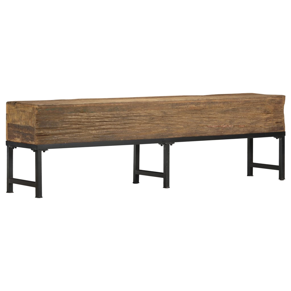 Sitzbank 160 cm Recyceltes Massivholz