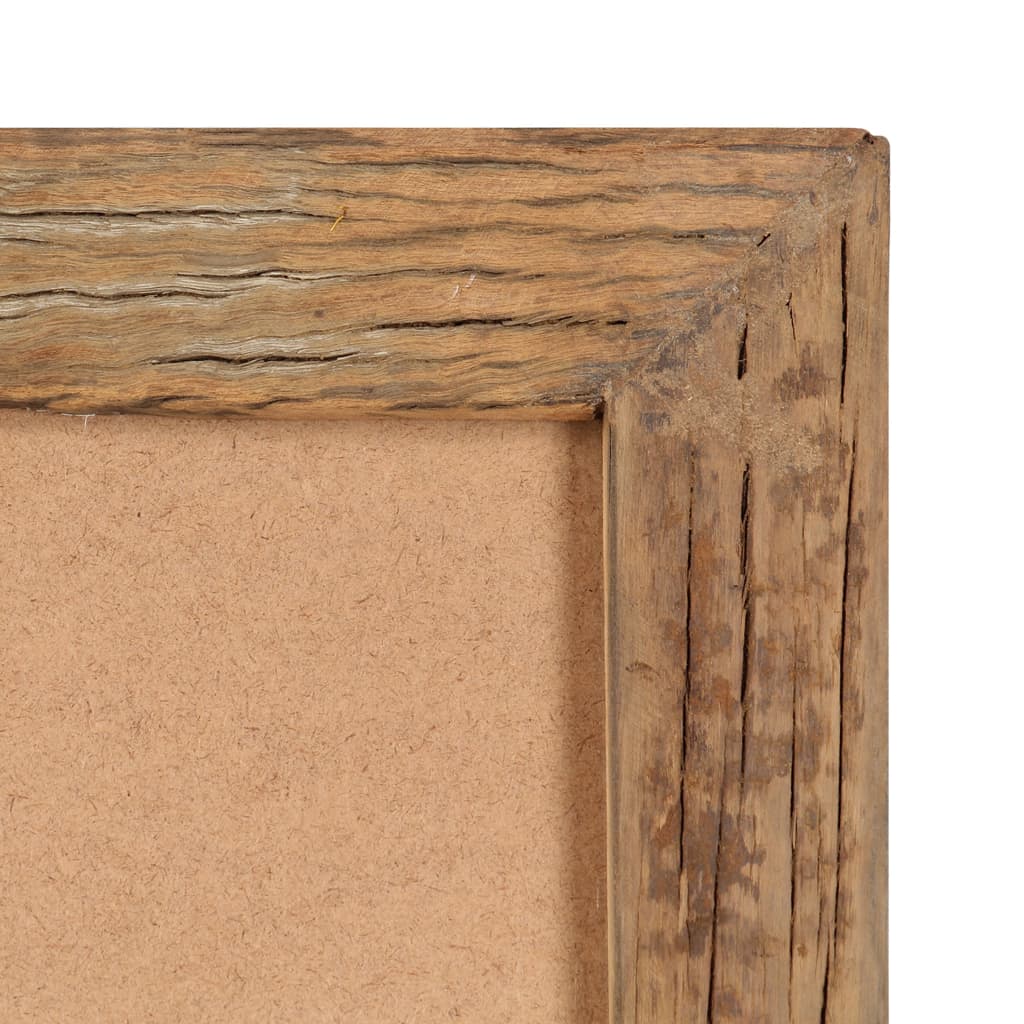 Bilderrahmen 2 Stk. 25x30 cm Massives Altholz und Glas