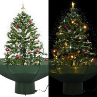 Thumbnail for Schneiender Weihnachtsbaum mit Schirmfuß Grün 75 cm