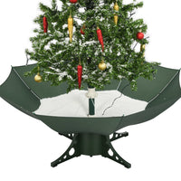 Thumbnail for Schneiender Weihnachtsbaum mit Schirmfuß Grün 140 cm