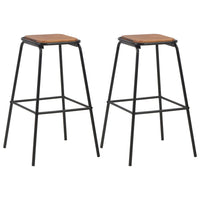 Thumbnail for 3-teiliges Bar-Set Stahl Schwarz Braun