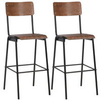 Thumbnail for 3-teiliges Bar-Set Stahl Braun Schwarz