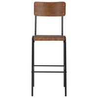 Thumbnail for 3-teiliges Bar-Set Stahl Braun Schwarz