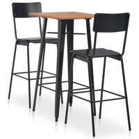 Thumbnail for 3-teiliges Bar-Set Stahl Schwarz