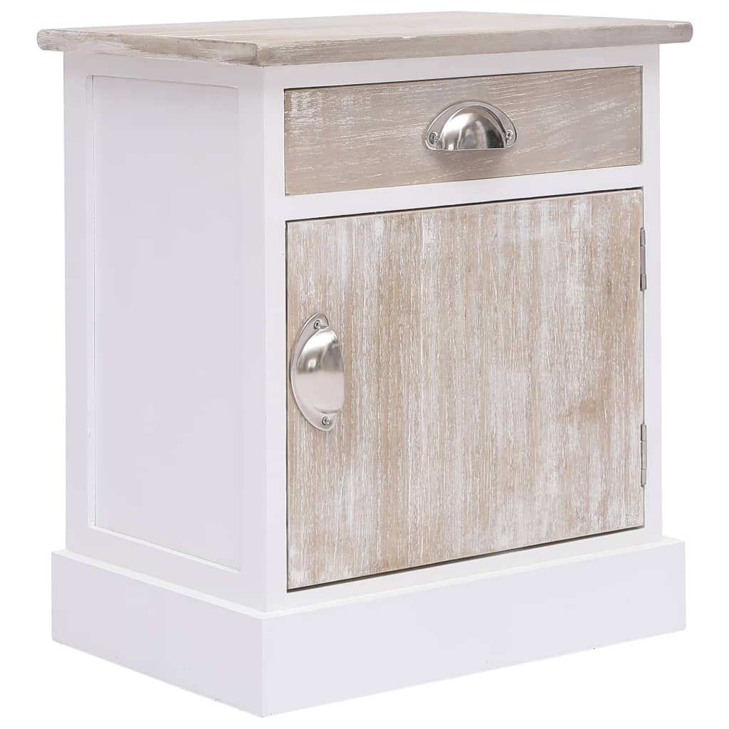 Nachttische 2 Stk. 38x28x45 cm Paulownia Holz
