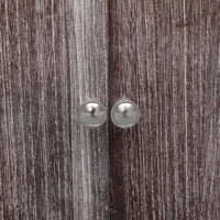 Thumbnail for Badezimmerschrank Weiß und Braun 46x24x116 cm Paulownia Holz