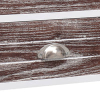 Thumbnail for TV-Schrank Weiß und Braun 115x30x40 cm Paulownia Holz