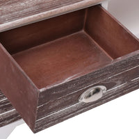 Thumbnail for TV-Schrank Weiß und Braun 115x30x40 cm Paulownia Holz