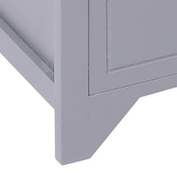 Thumbnail for TV-Schrank Grau 115x30x40 cm Paulownia Holz