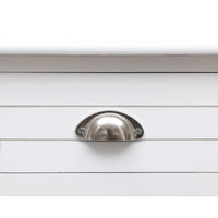 Thumbnail for Schreibtisch Weiß 110×45×76 cm Holz