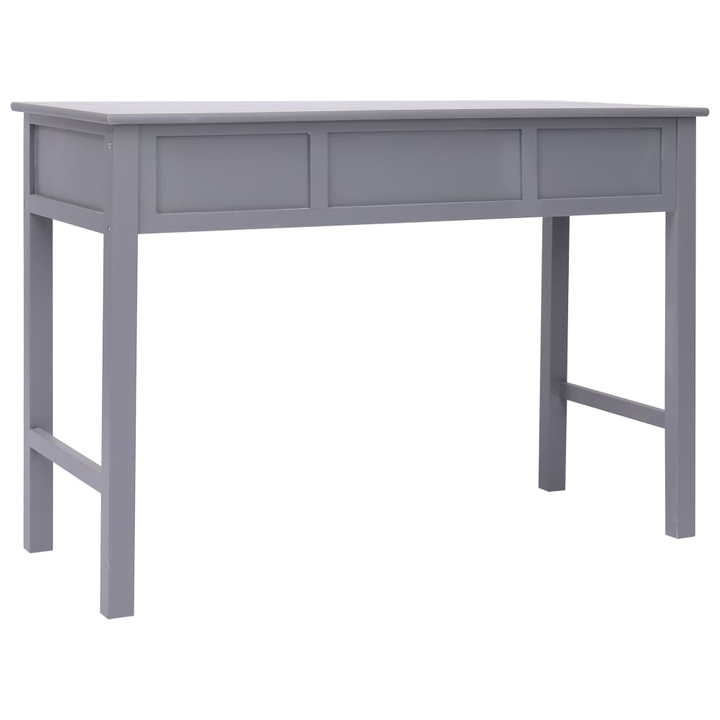 Schreibtisch Grau 110×45×76 cm Holz