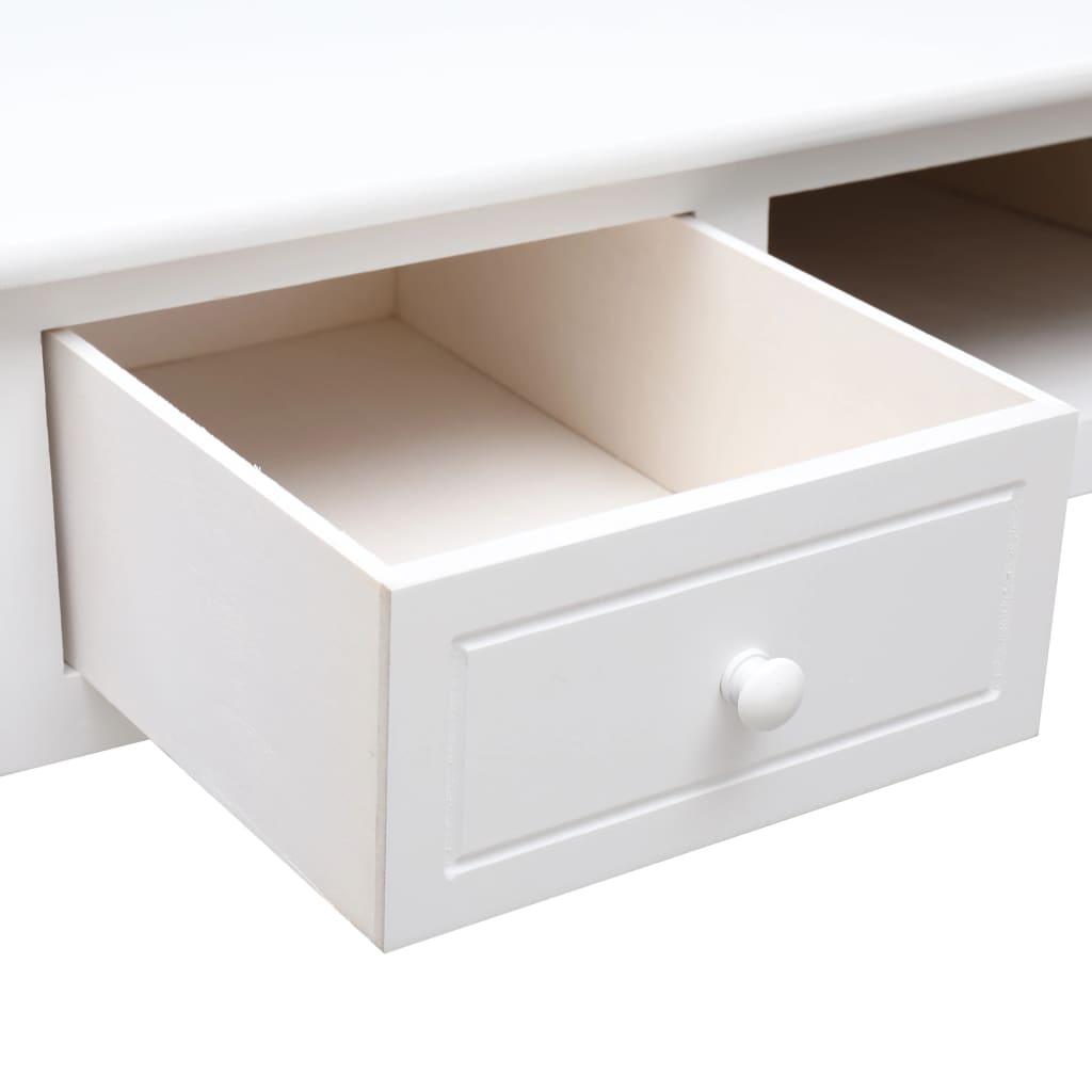 Schreibtisch Weiß 110×45×76 cm Holz