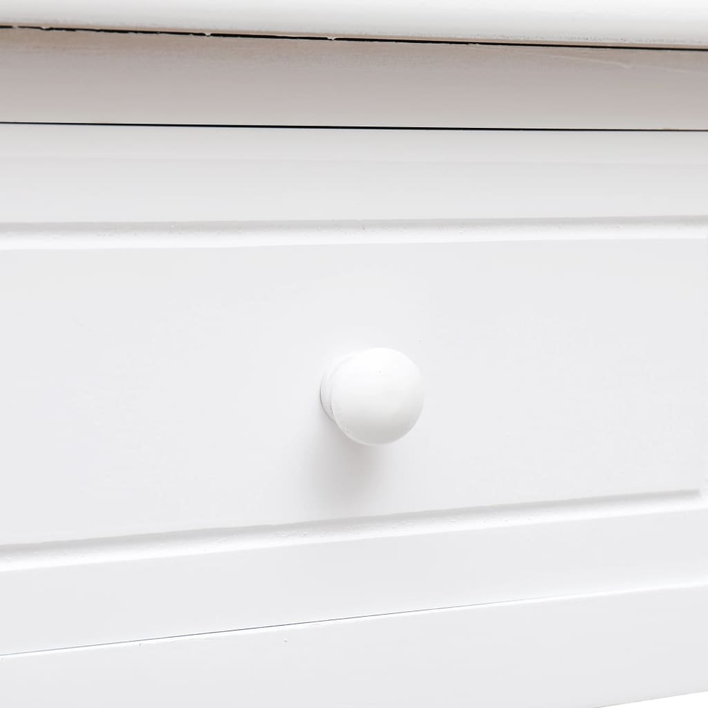 Schreibtisch Weiß 110×45×76 cm Holz