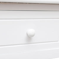 Thumbnail for Schreibtisch Weiß 110×45×76 cm Holz