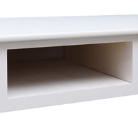 Thumbnail for Schreibtisch Weiß 110×45×76 cm Holz