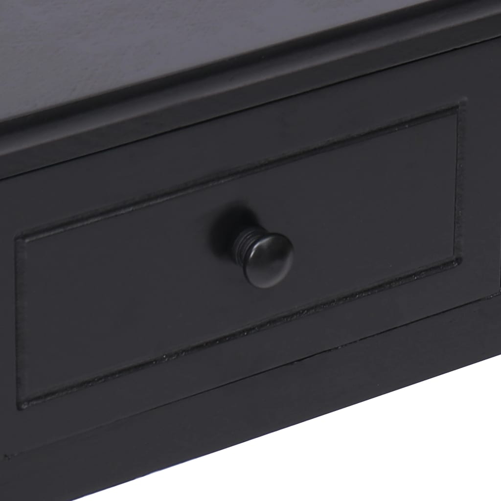 Schreibtisch Schwarz 110×45×76 cm Holz