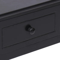 Thumbnail for Schreibtisch Schwarz 110×45×76 cm Holz