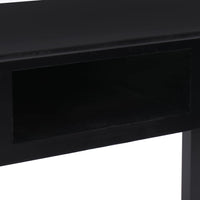 Thumbnail for Schreibtisch Schwarz 110×45×76 cm Holz