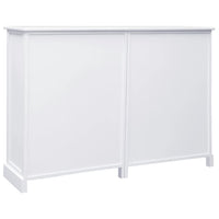 Thumbnail for Sideboard mit 10 Schubladen Weiß 113 x 30 x 79 cm Holz