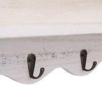 Thumbnail for Wandgarderobe Weiß 50 x 10 x 30 cm Holz