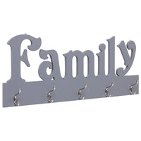 Thumbnail for Wandgarderobe FAMILY Grau 74 x 29,5 cm