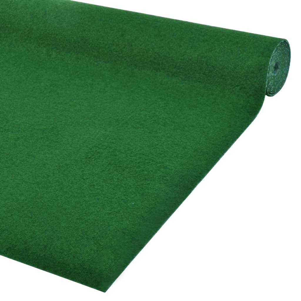 Kunstrasen mit Noppen PP 2 x 1 m Grün