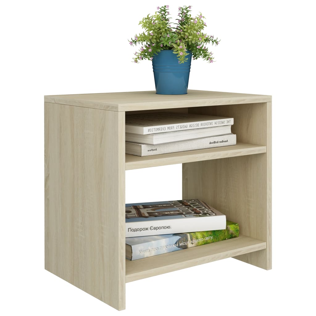 Nachttisch Sonoma-Eiche 40 x 30 x 40 cm Spanplatte